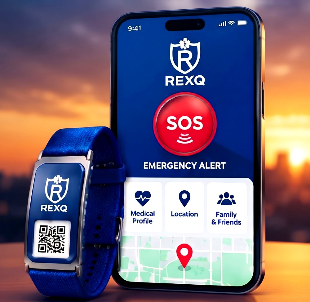 REXQ SOS panic button app